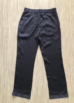 100 шелк! классные шелковые брюки в пижамном стиле от the sophie (дания), размер 36, укр 42-442 фото