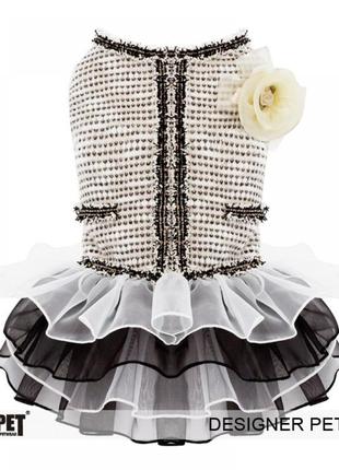 Платье утепленное для собак is pet "elizabeth dress" черный