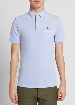 Мужская футболка поло fred perry oxford trim polo1 фото