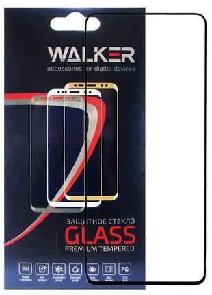 Защитное стекло walker 3d full glue для oppo f17 pro / a93 black