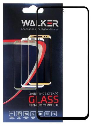 Защитное стекло walker 3d full glue poco m4 pro 5g black