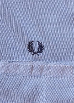 Мужская футболка поло fred perry oxford trim polo4 фото