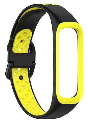 Ремешок silicone band double color samsung galaxy fit2 sm-r220...2 фото