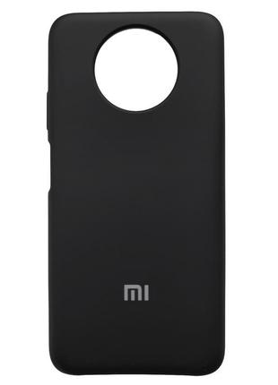 Чехол silicone case xiaomi redmi note 9t black