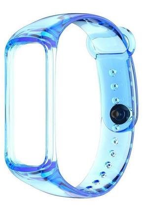 Ремінець neon silicone strap samsung galaxy fit2 sm-r220 blue