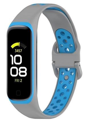 Ремешок silicone band double color samsung galaxy fit2 sm-r220...3 фото