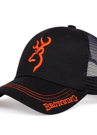 Бейсболка browning. black/orange.