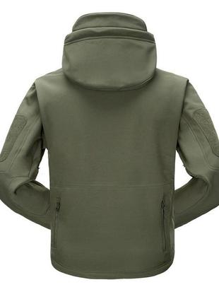 Куртка тактична outdoor tactical warrior wear ix7-q8 на флісі ...3 фото