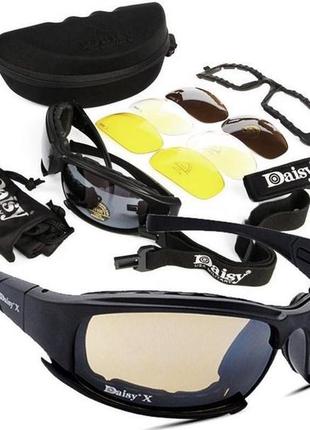 Тактические очки daisy x7 со сменными линзами с поляризацией