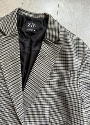 Zara оверсайз пиджак жакет7 фото