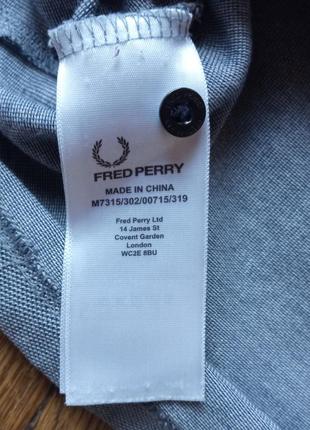 Мужская футболка поло fred perry woven collar10 фото