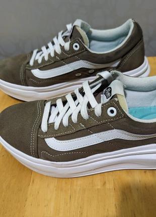 Vans old skool - кожаные кеды кроссовки1 фото