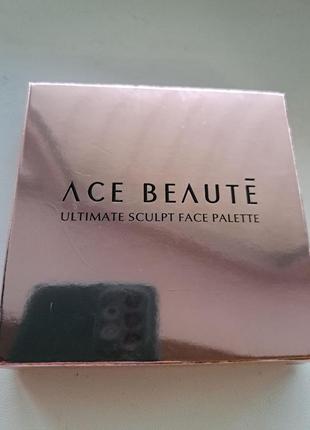 Палетка для контурирования лица ace beaute ultimate sculpt palette2 фото