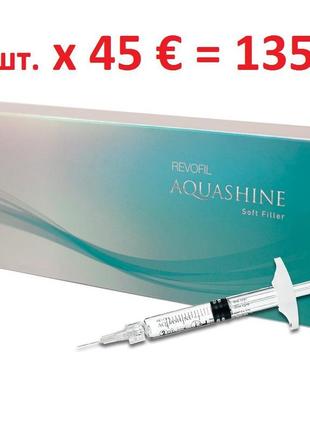 3 упаковки - аквашайн revofil aquashine 2ml soft filler
