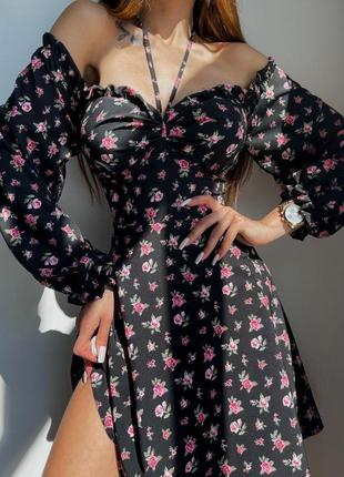 Романтична сукня з легкої літньої тканини- софт.8 фото