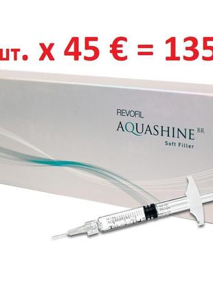 З упаковки - аквашайн revofil aquashine br 2ml soft filler