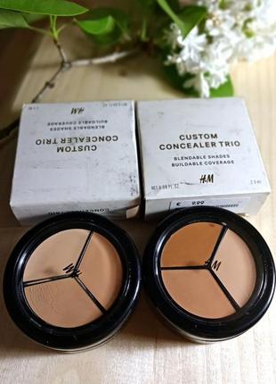 Консилер тріо від h&m custom concealer trio іспанія в подарунково