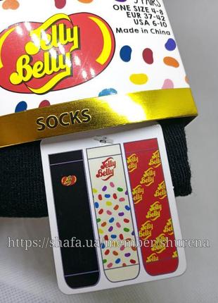 Шкарпетки jelly belly оригінал® уп 3шт.унісекс primark іспанія в7 фото