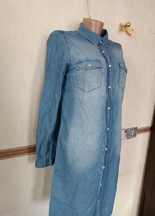 Трендова джинсова сукня сорочка р.м3 фото