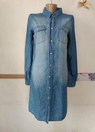 Трендова джинсова сукня сорочка р.м2 фото