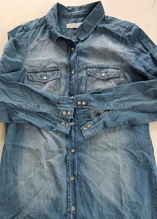 Трендова джинсова сукня сорочка р.м8 фото