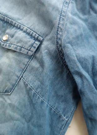 Трендова джинсова сукня сорочка р.м9 фото