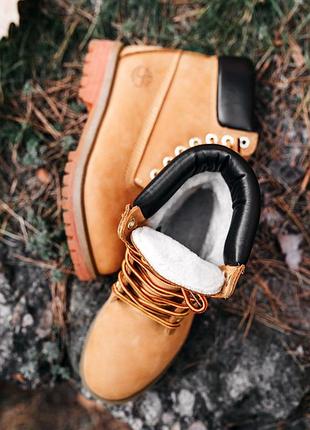 Черевики blanc timberland ginger fur черевики зимові з хутром2 фото