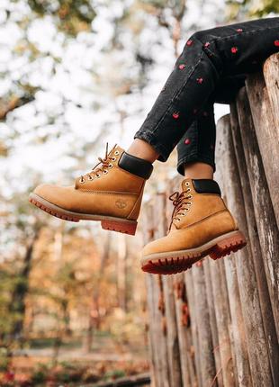 Черевики blanc timberland ginger fur черевики зимові з хутром4 фото