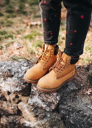 Черевики blanc timberland ginger fur черевики зимові з хутром8 фото