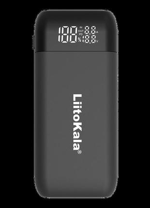 Power bank case liitokala lii-mp2 black, 2x18650-21700, qc+pd,...