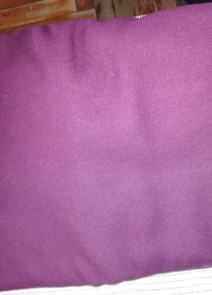 Тканина для пошиття одягу вовняна костюмна фіолетова відріз 4 м2 фото