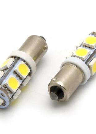 Світлодіодна лампа alllight t 8.5 9 діодів 5050 ba9s 12v white