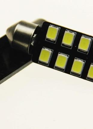 Світлодіодна лампа alllight t11 8 діодів smd2835 s8.5 41 mm 12...
