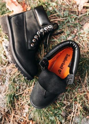 Черевики timberland black ботинки2 фото