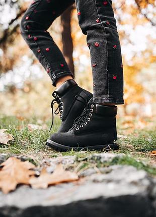 Черевики timberland black ботинки 5