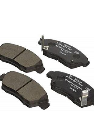 Гальмівні колодки bosch дискові передні honda civic -04 098646...
