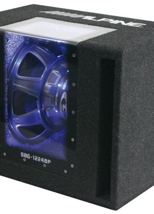 Сабвуфер alpine sbg-1224bp