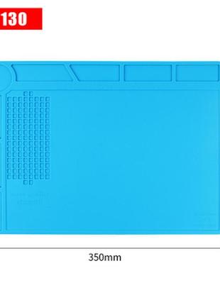 Термостійкий килимок для розбирання і пайки радіоелектроніки 25*3