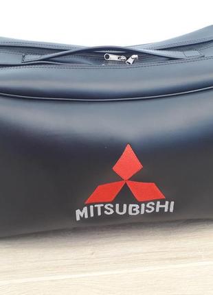 Сумка автомобіліста mitsubishi, будь-який логотип авто! (шкірзам)