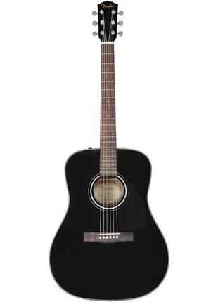 Акустична гітара fender cd-60 v3 wn black