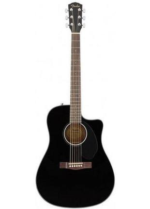 Електроакустична гітара fender cd-60sce black wn