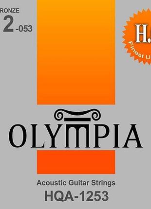 Струни для акустичної гітари olympia hqa1253