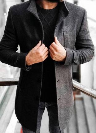 Чоловіче пальто важене з кашеміру стильне та якісне.пальто чол...