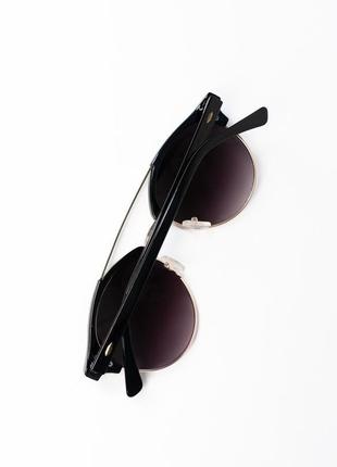 Черные солнцезащитные очки клабмастеры, размер universal2 фото