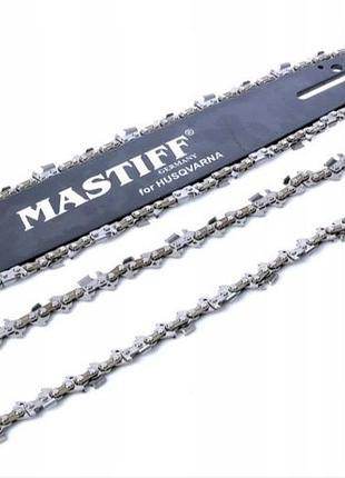 Шина + 2 цепи 45см,шаг 3.25"(36 зубьев,72 звена) mastiff 6