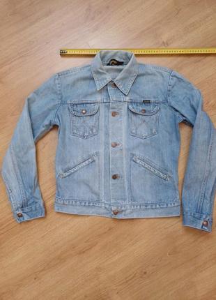 Куртка джинсова (ялинка) вінтажна  70х-80х wrangler mc2-01-a  розмір 38