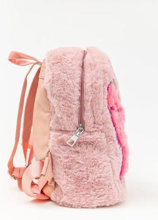 Рюкзак дитячий, колір пудровий, розмір one size, 131r36402 фото