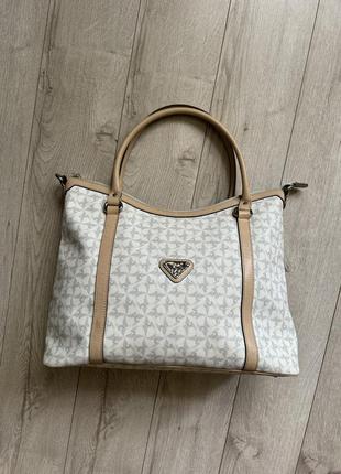 Maison mollerus оригінальна монограмна сумка шопер