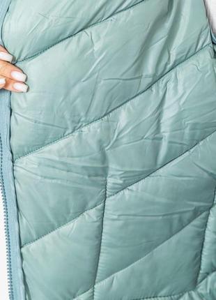 Куртка жіноча однотонна, колір світло-оливковий, розмір l, 235...6 фото