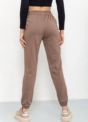 Спорт штани жіночі двонитка, колір мокко, розмір l, 129r14664 фото